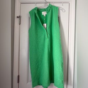 Lilly Pulitzer Vibrant Green Textured Dress